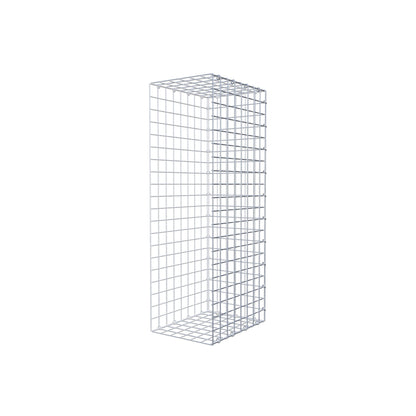 Monteret gabion type 2 100 cm x 40 cm x 30 cm (L x H x D), maskestørrelse 5 cm x 5 cm, C-ring