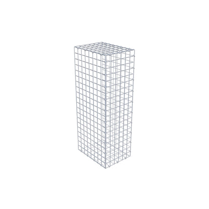 Monteret gabion type 2 100 cm x 40 cm x 30 cm (L x H x D), maskestørrelse 5 cm x 5 cm, C-ring