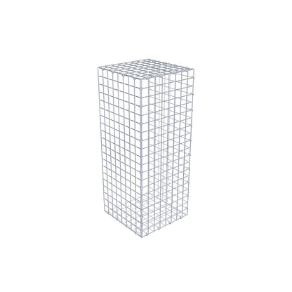 Monteret gabion type 2 100 cm x 40 cm x 40 cm (L x H x D), maskestørrelse 5 cm x 5 cm, C-ring