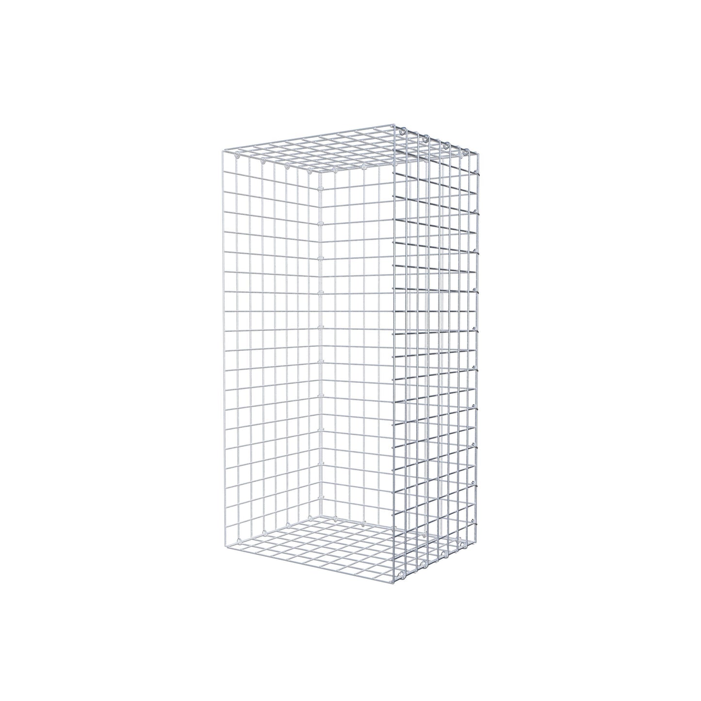 Gabião tipo 2 100 cm x 40 cm x 50 cm (C x A x P), malhagem 5 cm x 5 cm, anel C