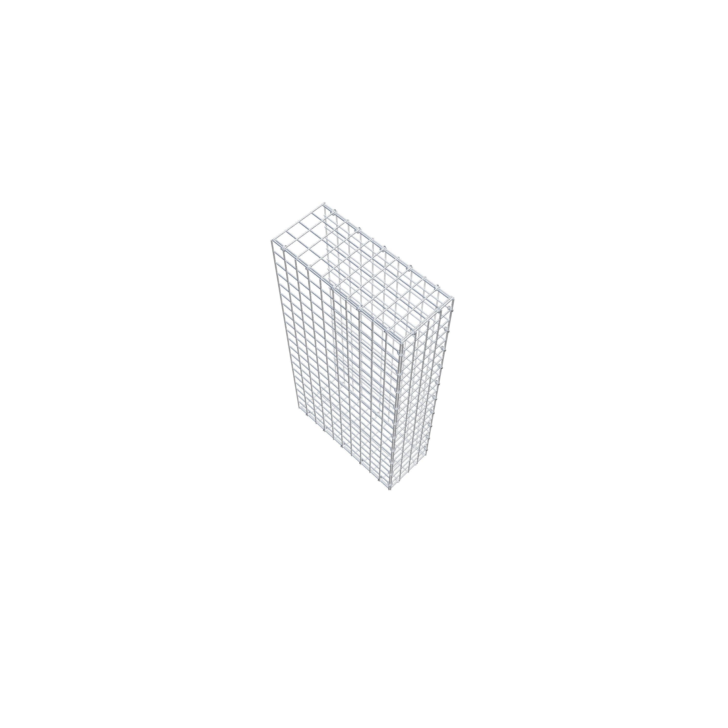 Anbaugabione Typ 2 100 cm x 50 cm x 20 cm (L x H x T), Maschenweite 5 cm x 5 cm, C-Ring