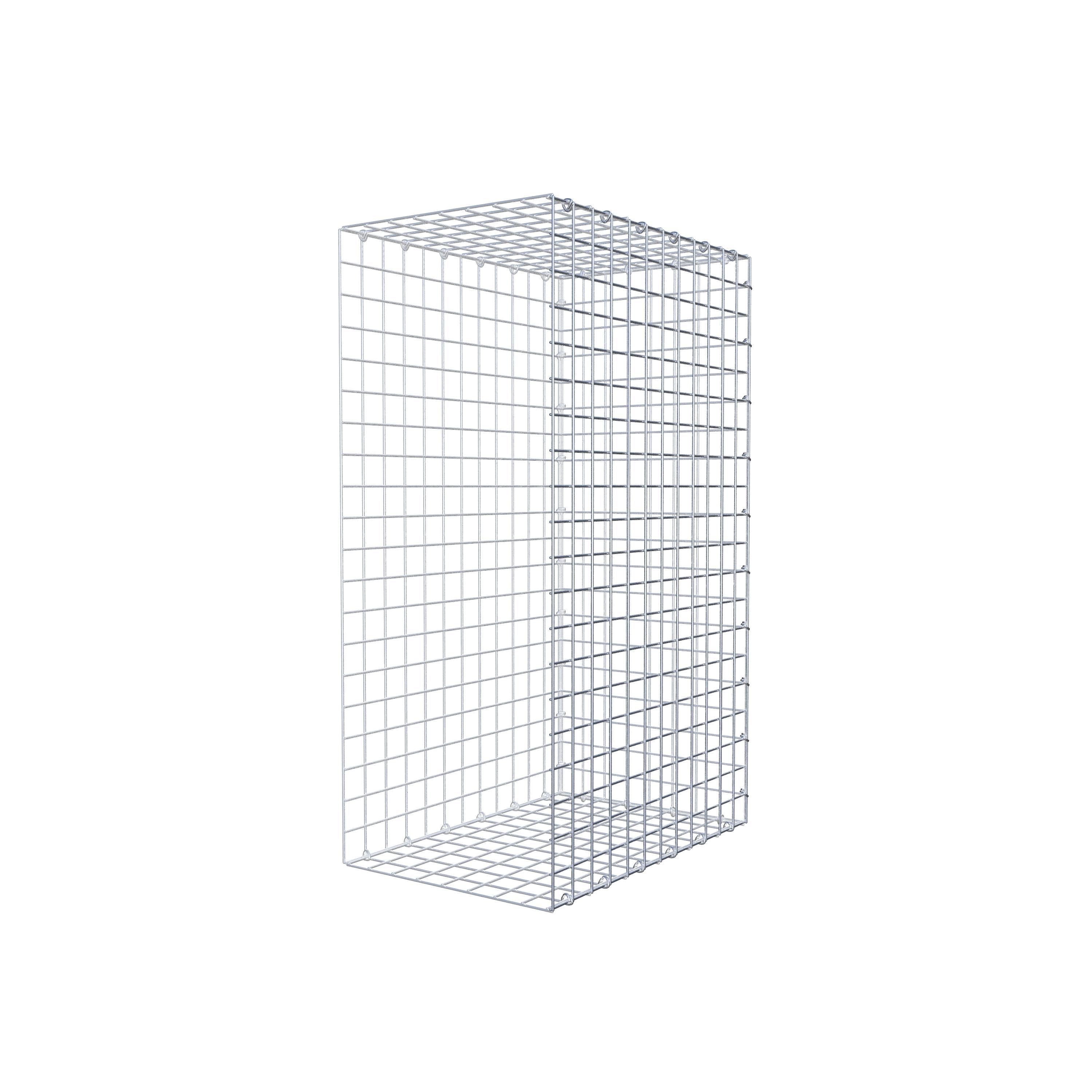 Gabião Tipo 2 100 cm x 60 cm x 40 cm (C x A x P), malhagem 5 cm x 5 cm, anel C