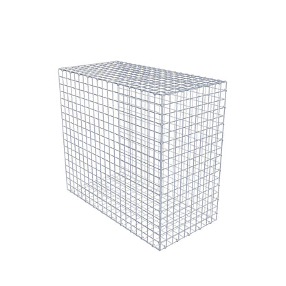 Typ 2 påbyggnadsgabion 100 cm x 90 cm x 50 cm (L x H x D), maskstorlek 5 cm x 5 cm, C-ring