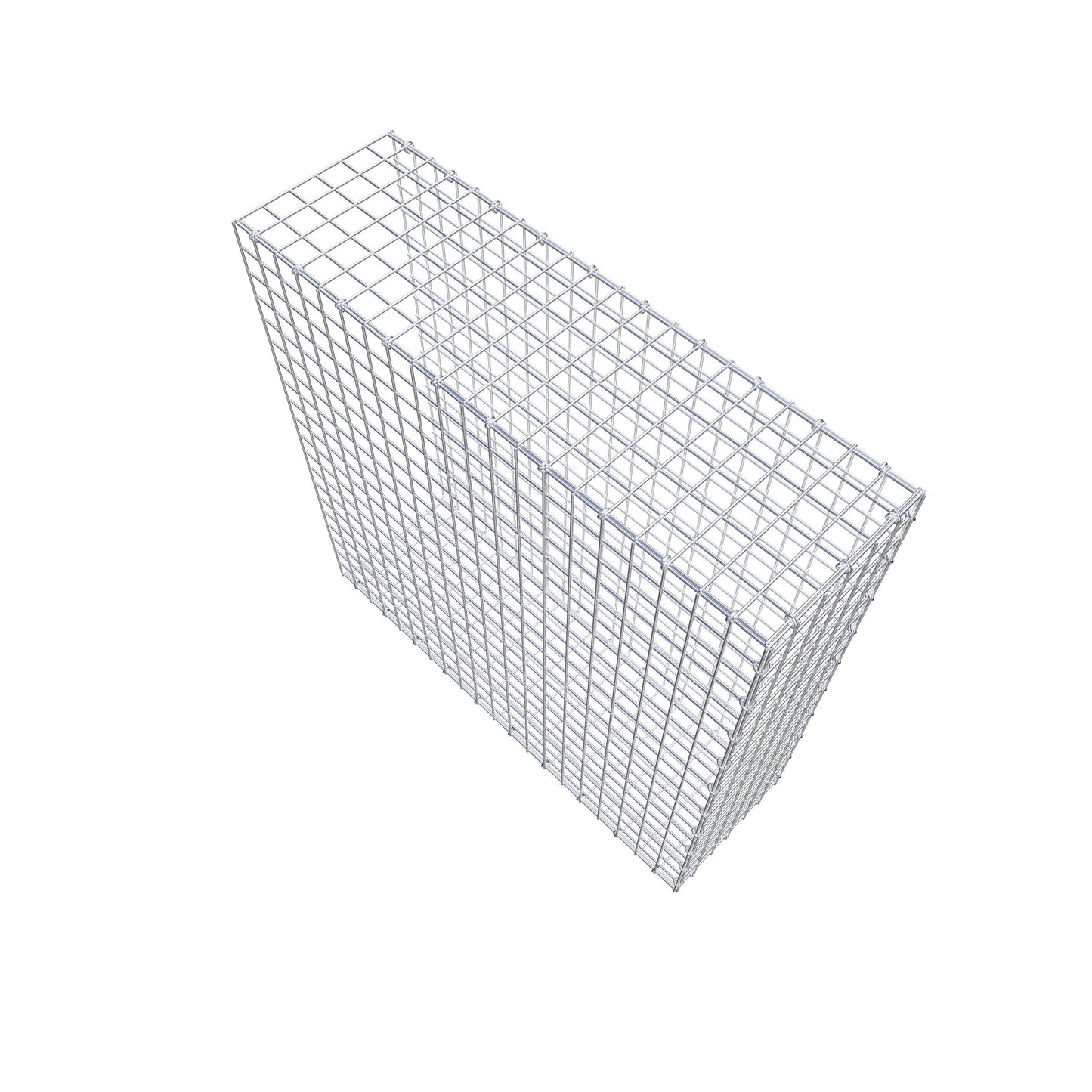 Extra gabion typ 2 100 cm x 100 cm x 30 cm (L x H x D), maskstorlek 5 cm x 5 cm, C-ring