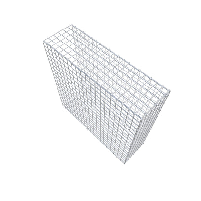 Extra gabion typ 2 100 cm x 100 cm x 30 cm (L x H x D), maskstorlek 5 cm x 5 cm, C-ring
