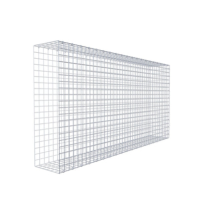 Monteret gabion type 2 200 cm x 100 cm x 30 cm (L x H x D), maskestørrelse 5 cm x 5 cm, C-ring