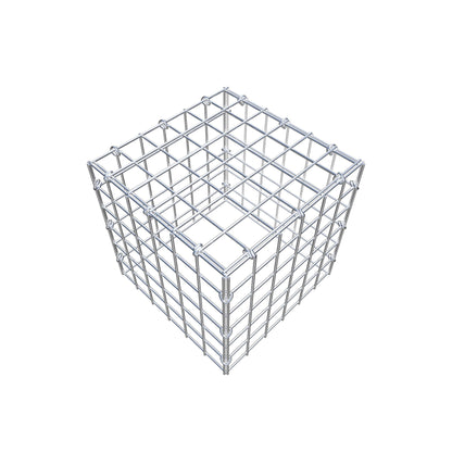 Gabbione aggiuntivo tipo 3 30 cm x 30 cm x 30 cm (L x A x P), maglia 5 cm x 5 cm, anello a C
