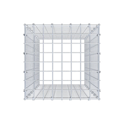Anbaugabione Typ 3 80 cm x 40 cm x 40 cm (L x H x T), Maschenweite 5 cm x 5 cm, C-Ring