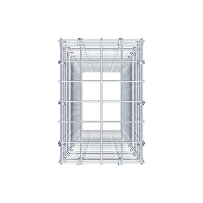 Typ 3 påbyggnadsgabion 100 cm x 20 cm x 30 cm (L x H x D), maskstorlek 5 cm x 5 cm, C-ring