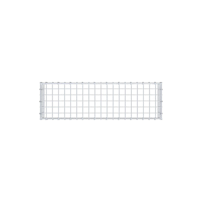 Typ 3 påbyggnadsgabion 100 cm x 20 cm x 30 cm (L x H x D), maskstorlek 5 cm x 5 cm, C-ring