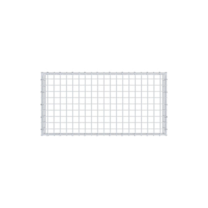 Anbaugabione Typ 3 100 cm x 20 cm x 50 cm (L x H x T), Maschenweite 5 cm x 5 cm, C-Ring