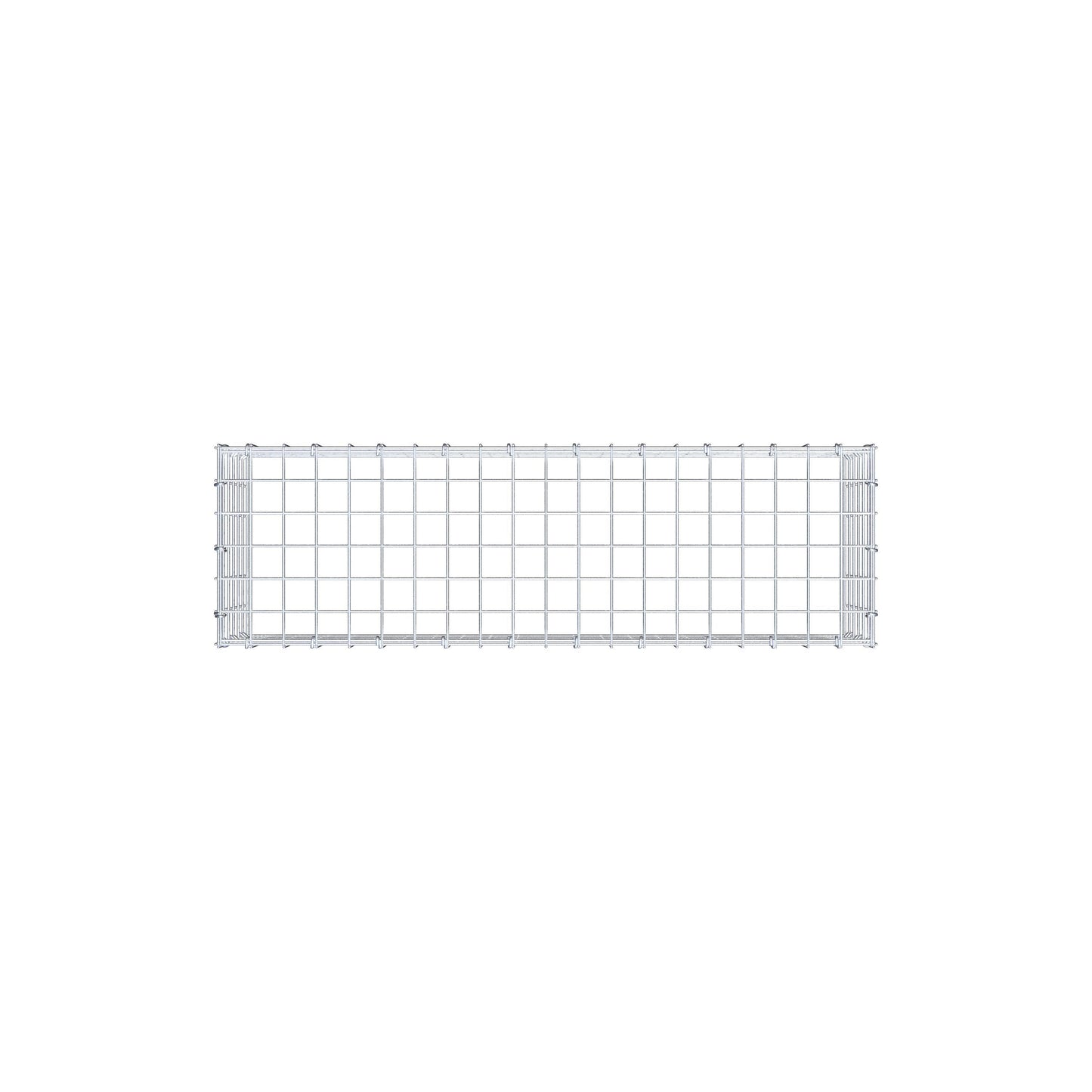 Anbaugabione Typ 3 100 cm x 30 cm x 30 cm (L x H x T), Maschenweite 5 cm x 5 cm, C-Ring