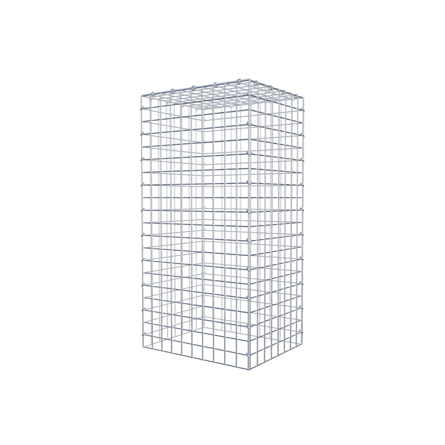 Anbaugabione Typ 3 100 cm x 40 cm x 50 cm (L x H x T), Maschenweite 5 cm x 5 cm, C-Ring