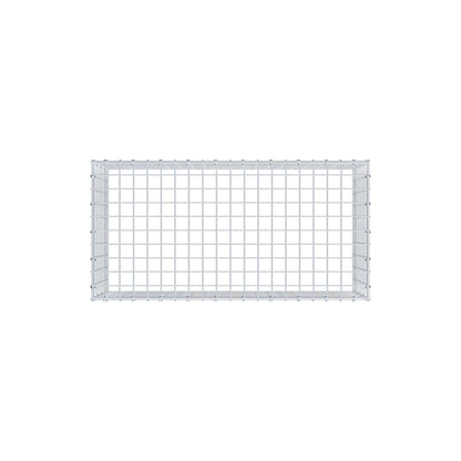 Anbaugabione Typ 3 100 cm x 40 cm x 50 cm (L x H x T), Maschenweite 5 cm x 5 cm, C-Ring