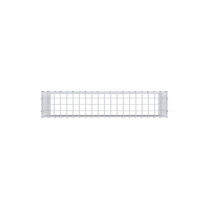 Anbaugabione Typ 3 100 cm x 50 cm x 20 cm (L x H x T), Maschenweite 5 cm x 5 cm, C-Ring