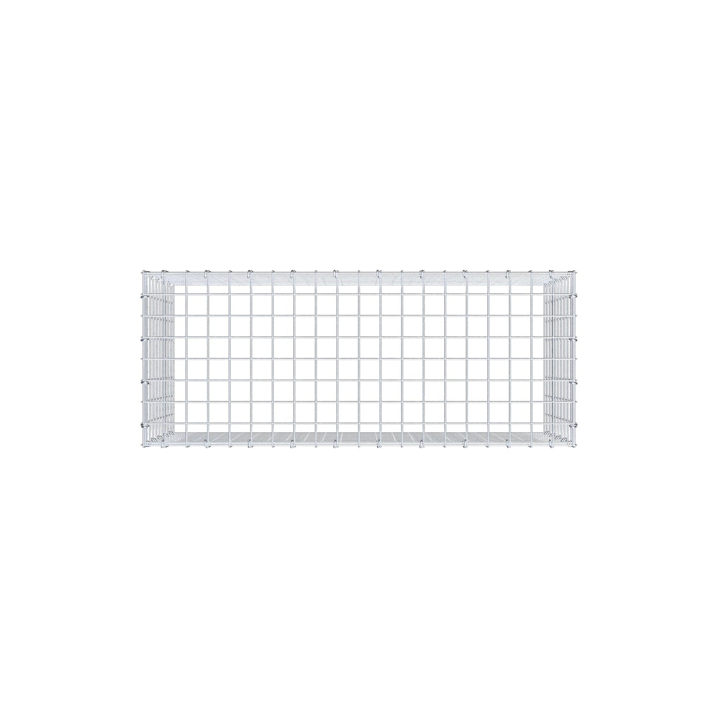 Anbaugabione Typ 3 100 cm x 50 cm x 40 cm (L x H x T), Maschenweite 5 cm x 5 cm, C-Ring