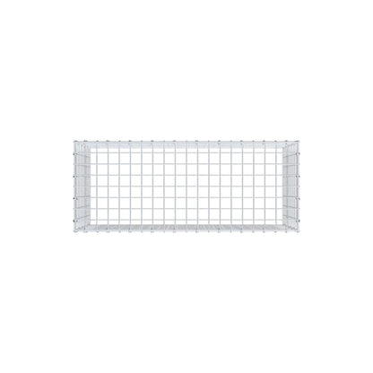 Anbaugabione Typ 3 100 cm x 50 cm x 40 cm (L x H x T), Maschenweite 5 cm x 5 cm, C-Ring
