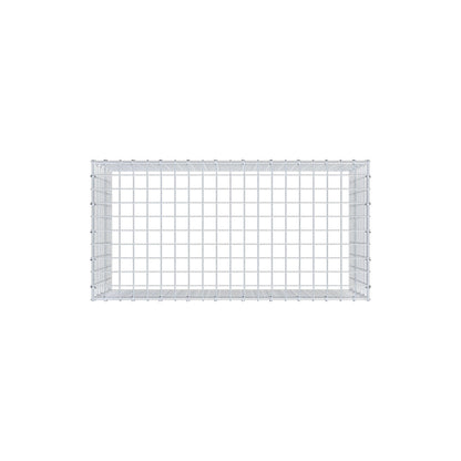 Anbaugabione Typ 3 100 cm x 50 cm x 50 cm (L x H x T), Maschenweite 5 cm x 5 cm, C-Ring