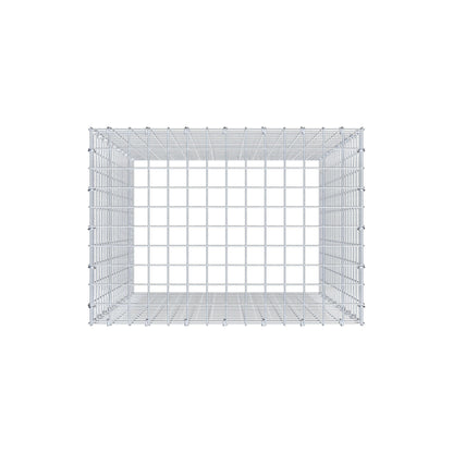 Anbaugabione Typ 3 100 cm x 70 cm x 50 cm (L x H x T), Maschenweite 5 cm x 5 cm, C-Ring