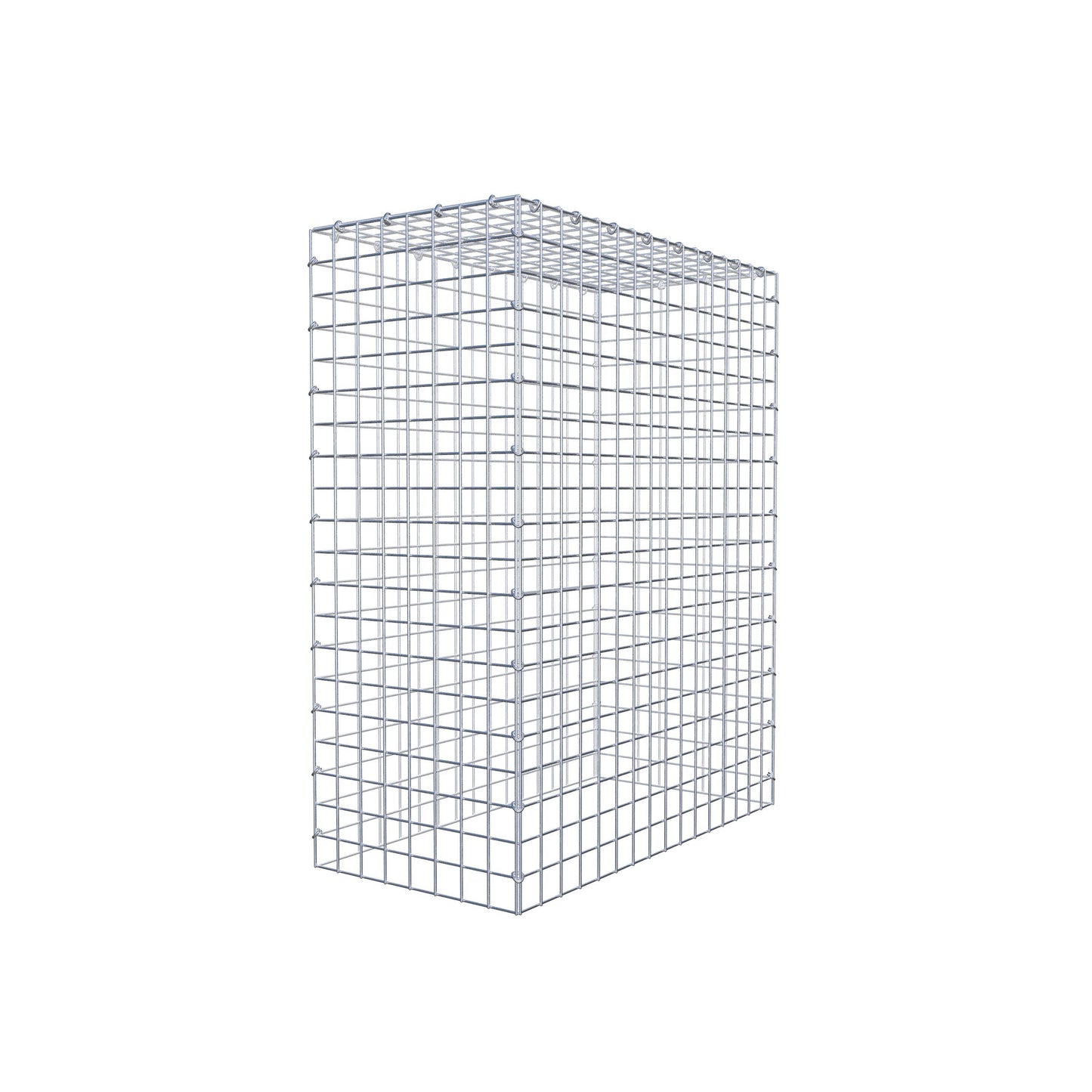 Monteret gabion type 3 100 cm x 80 cm x 40 cm (L x H x D), maskestørrelse 5 cm x 5 cm, C-ring