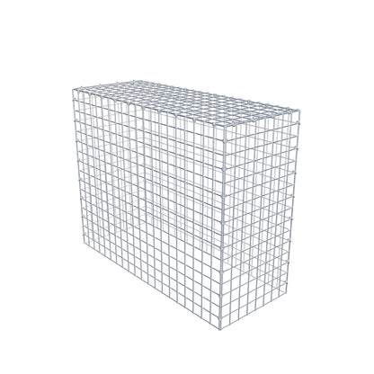 Monteret gabion type 3 100 cm x 80 cm x 40 cm (L x H x D), maskestørrelse 5 cm x 5 cm, C-ring