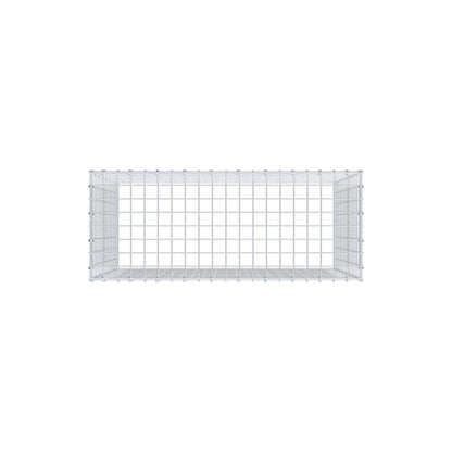 Monteret gabion type 3 100 cm x 80 cm x 40 cm (L x H x D), maskestørrelse 5 cm x 5 cm, C-ring