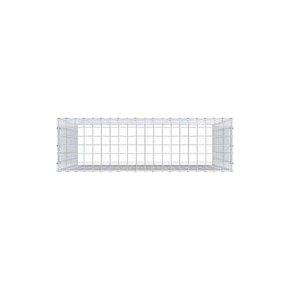 Anbaugabione Typ 3 100 cm x 90 cm x 30 cm (L x H x T), Maschenweite 5 cm x 5 cm, C-Ring