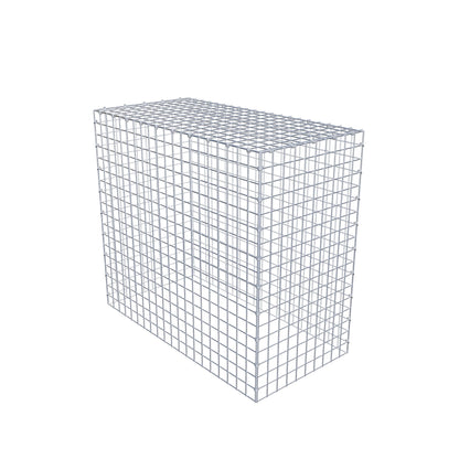 Typ 3 påbyggnadsgabion 100 cm x 90 cm x 50 cm (L x H x D), maskstorlek 5 cm x 5 cm, C-ring