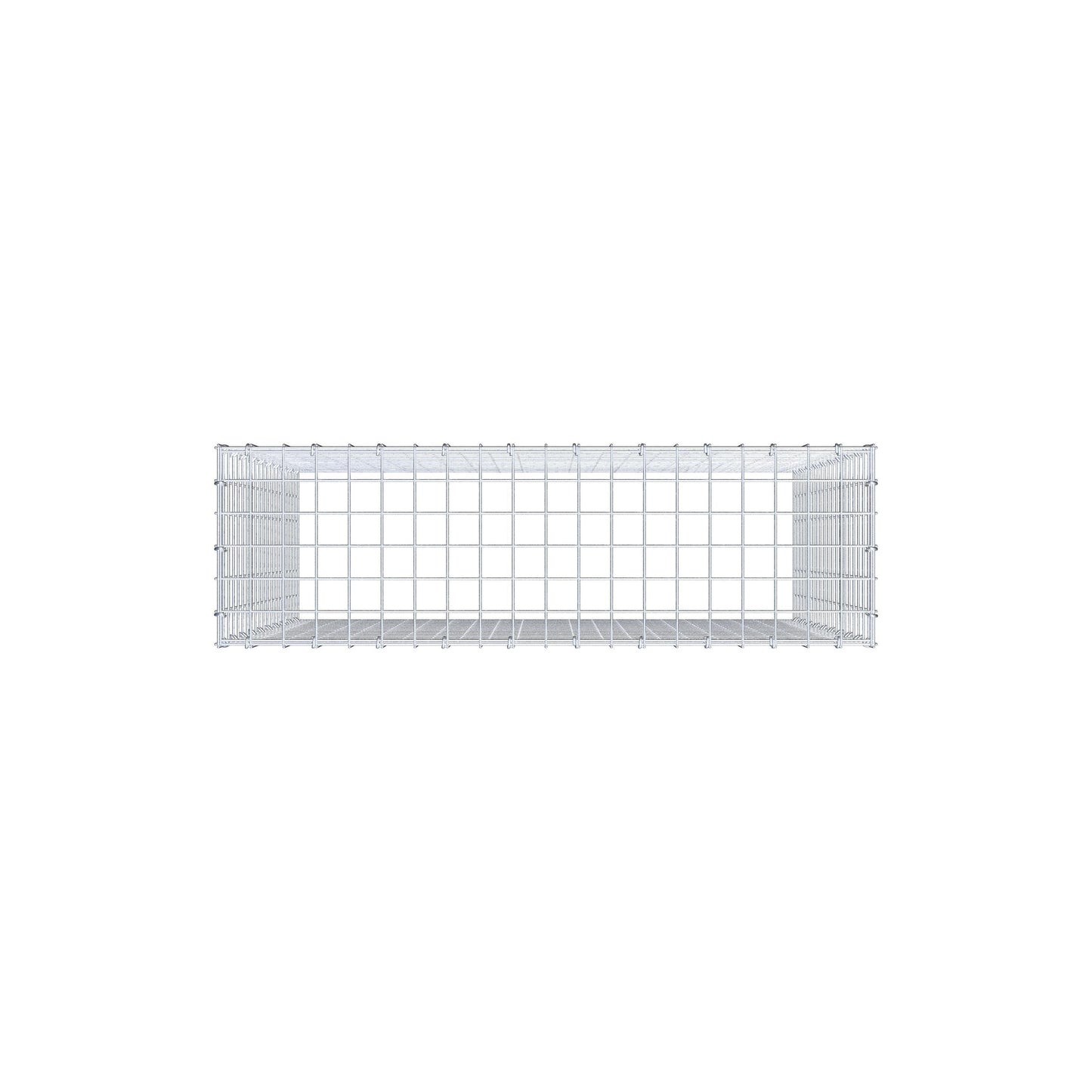 Anbaugabione Typ 3 100 cm x 100 cm x 30 cm (L x H x T), Maschenweite 5 cm x 5 cm, C-Ring