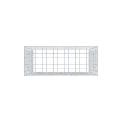 Anbaugabione Typ 3 100 cm x 100 cm x 40 cm (L x H x T), Maschenweite 5 cm x 5 cm, C-Ring