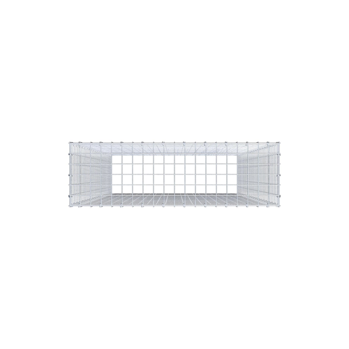Anbaugabione Typ 3 200 cm x 100 cm x 30 cm (L x H x T), Maschenweite 5 cm x 5 cm, C-Ring