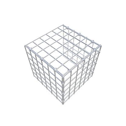 Anbaugabione Typ 4 30 cm x 30 cm x 30 cm (L x H x T), Maschenweite 5 cm x 5 cm, C-Ring