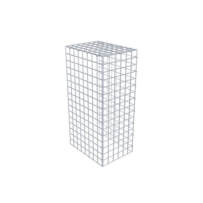 Anbaugabione Typ 4 80 cm x 40 cm x 30 cm (L x H x T), Maschenweite 5 cm x 5 cm, C-Ring