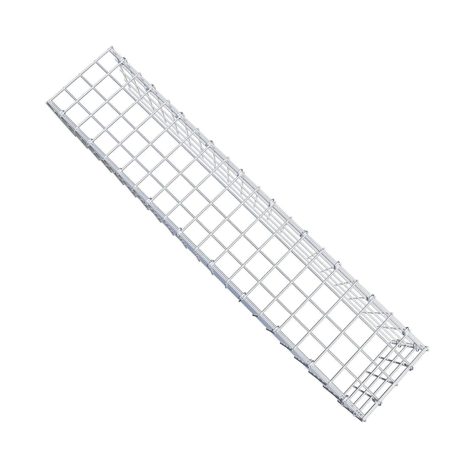 Extra gabion typ 4 100 cm x 20 cm x 20 cm (L x H x D), maskstorlek 5 cm x 5 cm, C-ring