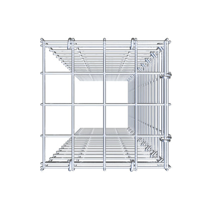 Extra gabion typ 4 100 cm x 20 cm x 20 cm (L x H x D), maskstorlek 5 cm x 5 cm, C-ring