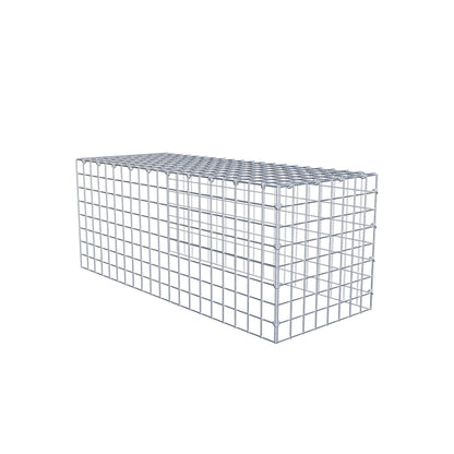 Anbaugabione Typ 4 100 cm x 40 cm x 40 cm (L x H x T), Maschenweite 5 cm x 5 cm, C-Ring