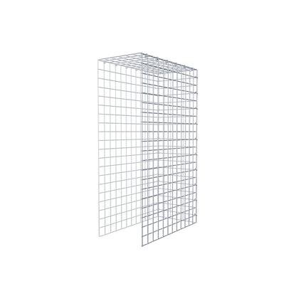 Monteret gabion type 4 100 cm x 60 cm x 30 cm (L x H x D), maskestørrelse 5 cm x 5 cm, C-ring
