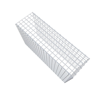Monteret gabion type 4 100 cm x 60 cm x 30 cm (L x H x D), maskestørrelse 5 cm x 5 cm, C-ring