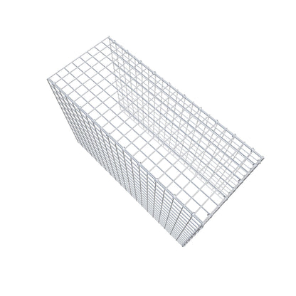 Typ 4 påbyggnadsgabion 100 cm x 70 cm x 40 cm (L x H x D), maskstorlek 5 cm x 5 cm, C-ring