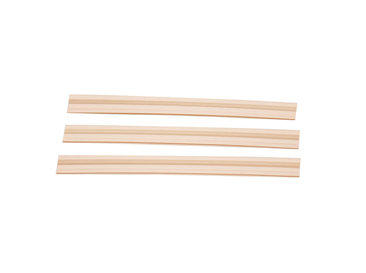 2x Befestigungsclips für Sichtschutzstreifen beige MW 5 x 20 cm