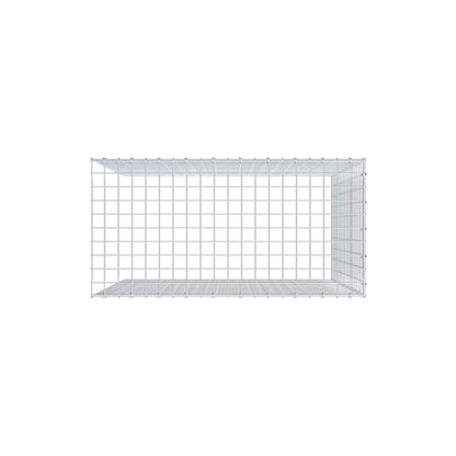 Anbaugabione Typ 4 100 cm x 100 cm x 50 cm (L x H x T), Maschenweite 5 cm x 5 cm, C-Ring
