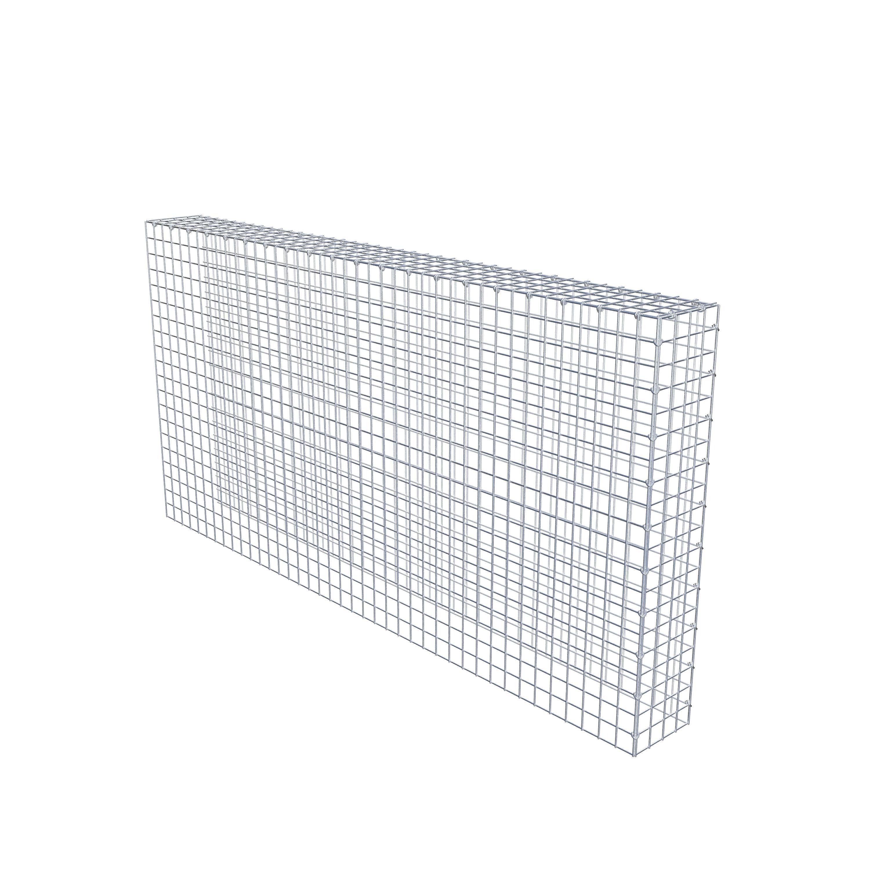 Monteret gabion type 4 200 cm x 100 cm x 20 cm (L x H x D), maskestørrelse 5 cm x 5 cm, C-ring