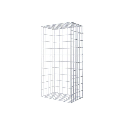 Mounted gabion type 2 100 cm x 30 cm x 50 cm, mesh size 5 cm x 10 cm, C-ring