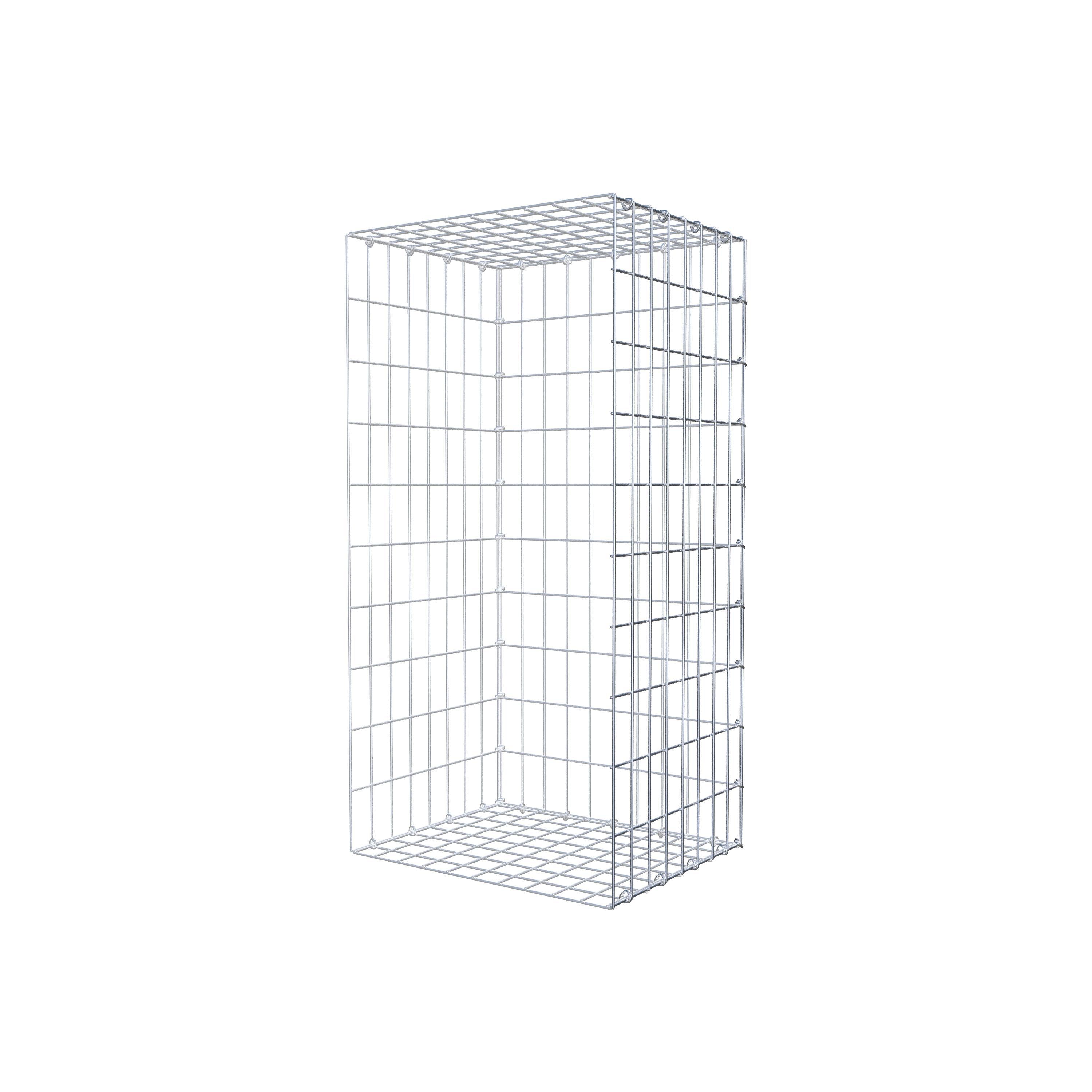 Pila adicional tipo 2 100 cm x 40 cm x 50 cm, malla 5 cm x 10 cm, anillo en C