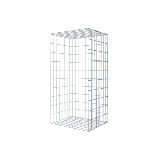 Fourche rapportée type 2 100 cm x 40 cm x 50 cm, mailles 5 cm x 10 cm, anneau en C