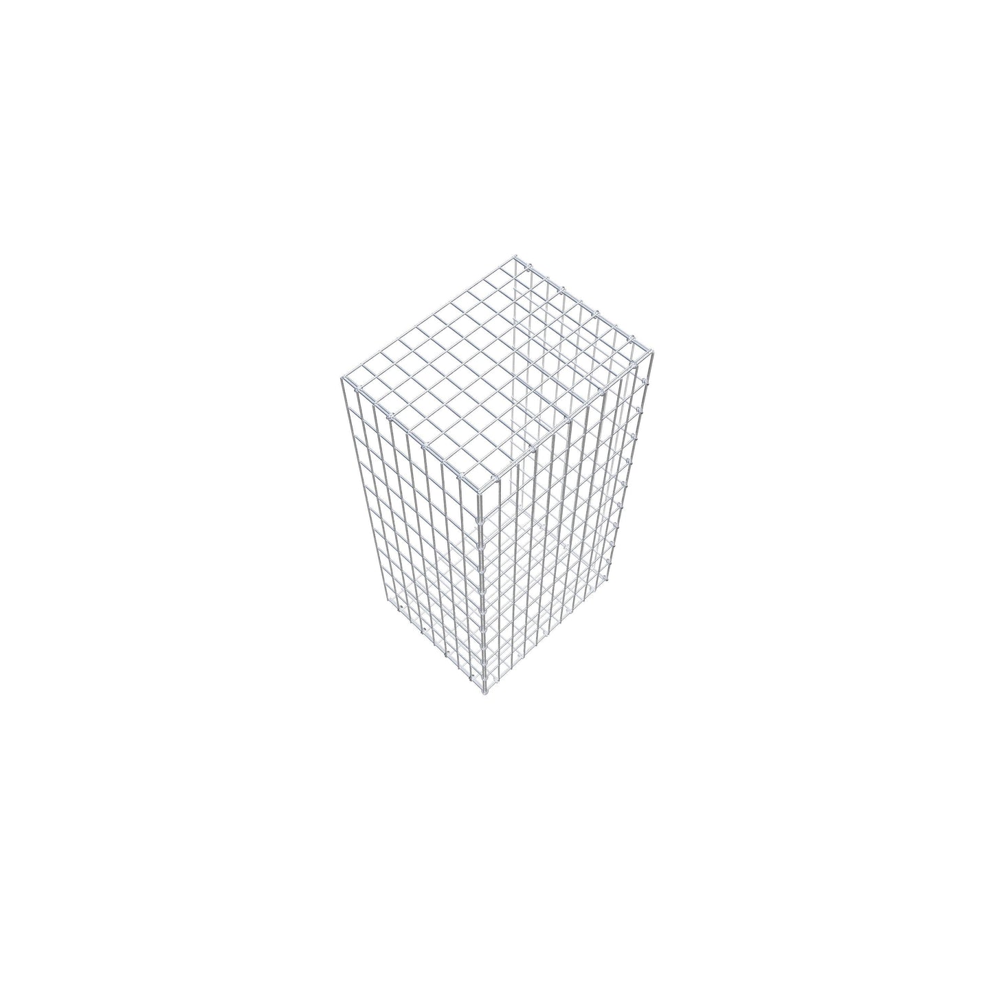 Gabião tipo 2 100 cm x 40 cm x 50 cm, malhagem 5 cm x 10 cm, anel C