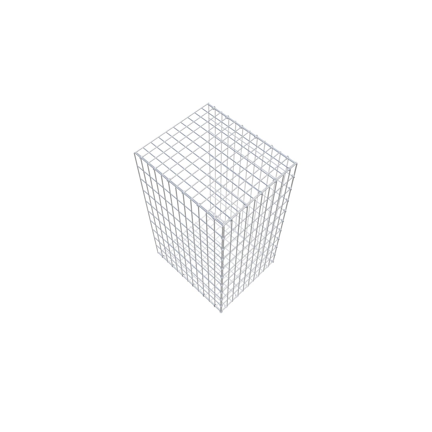 Fourche rapportée type 2 100 cm x 60 cm x 50 cm, mailles 5 cm x 10 cm, anneau en C