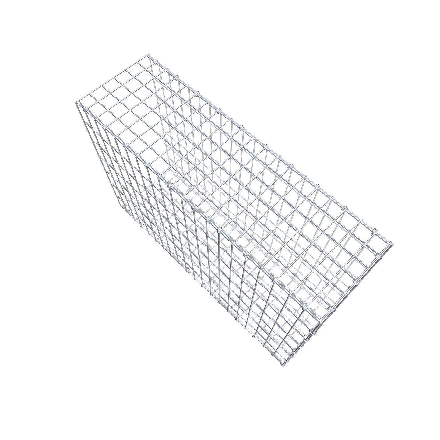 Fourche rapportée type 2 100 cm x 70 cm x 30 cm, mailles 5 cm x 10 cm, anneau en C