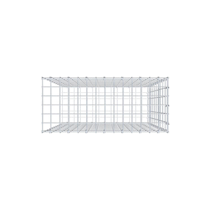 Fourche rapportée type 2 100 cm x 70 cm x 30 cm, mailles 5 cm x 10 cm, anneau en C
