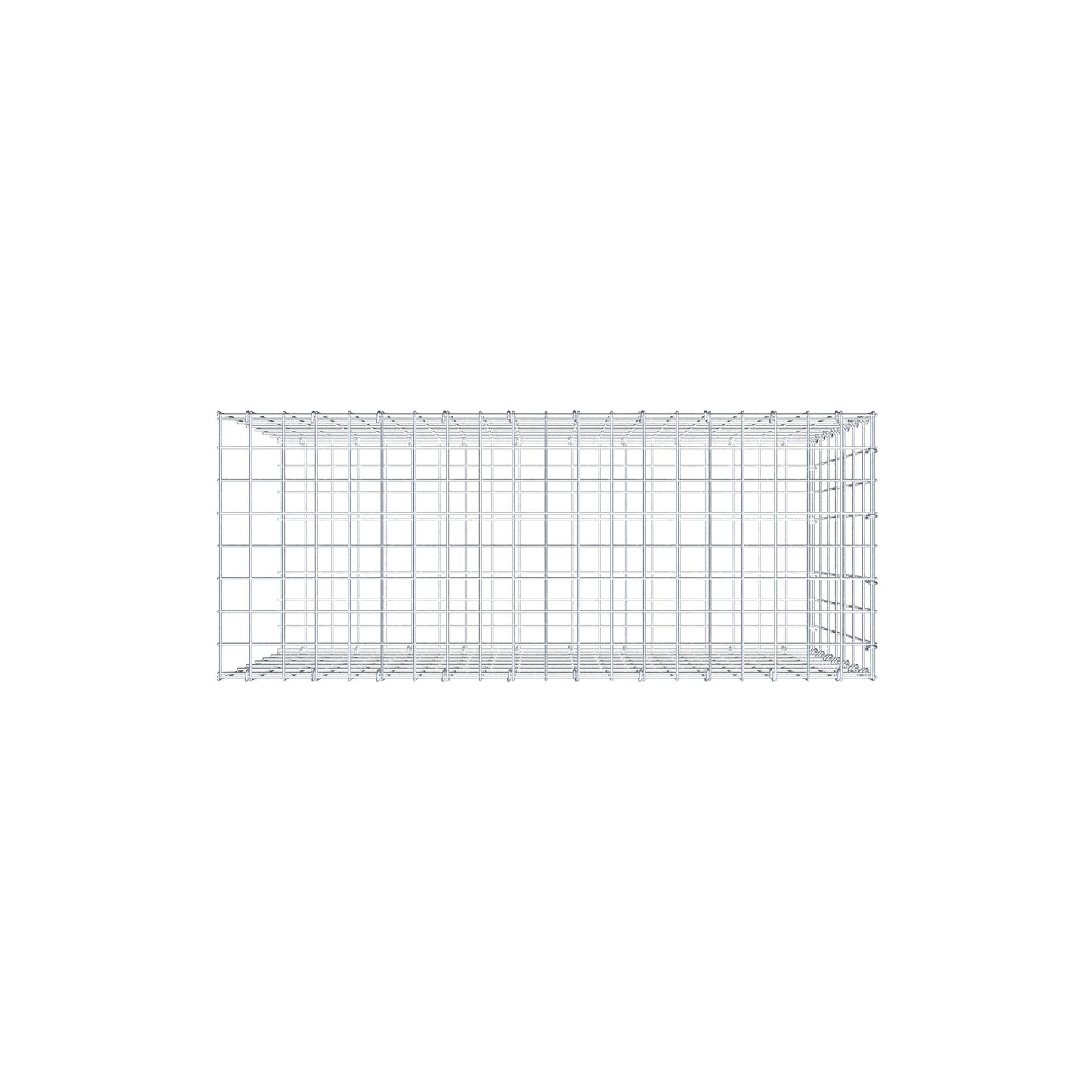 Pile aggiuntivo tipo 2 100 cm x 70 cm x 40 cm, maglia 5 cm x 10 cm, anello a C